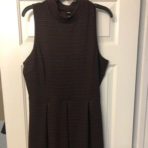 Mossimo burgundy jacquard dress